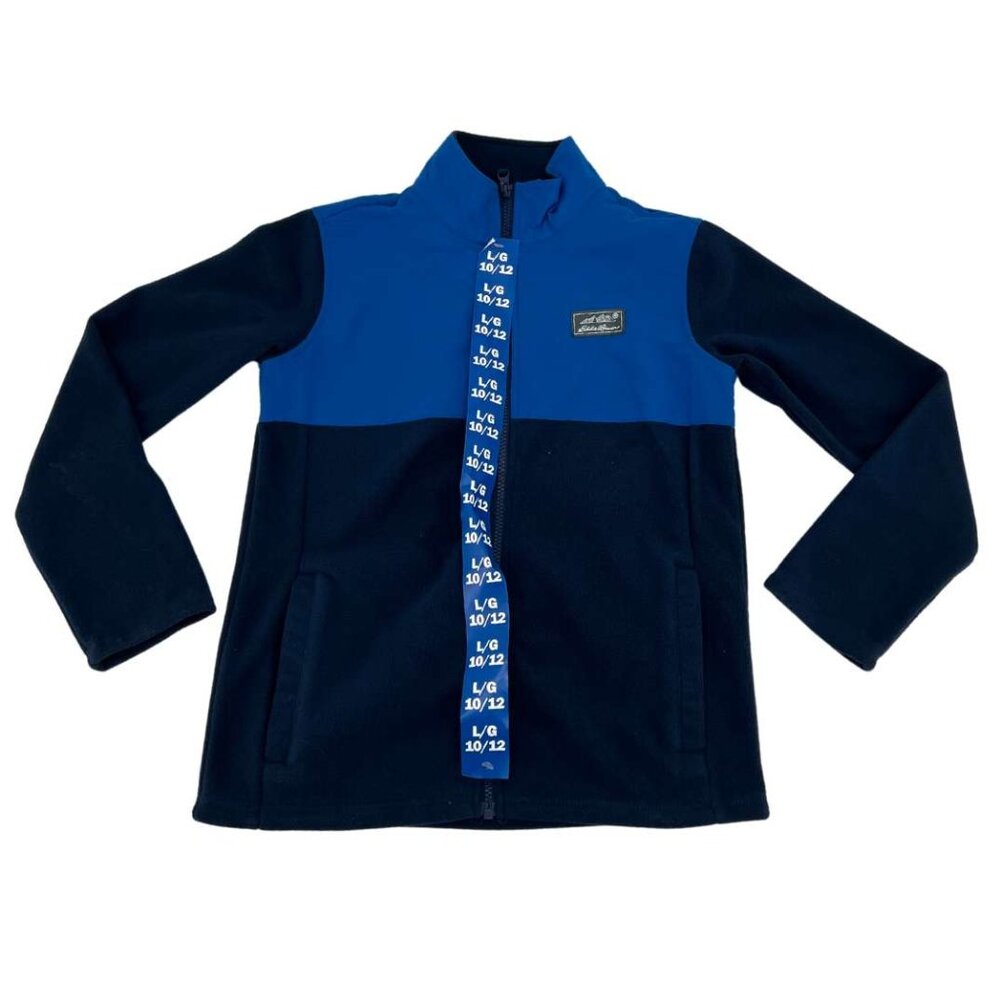 Eddie Bauer | Boy's Full-Zip Jacket | Two Tone Blue | Large